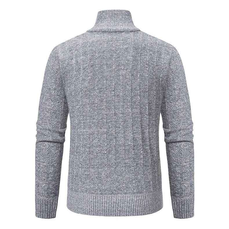 Redmond | Men's Quarter Zip Cable Knit Jumper