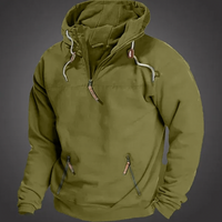 Kipling | Men's Half-Zip Pullover Hoodie with Kangaroo Pocket