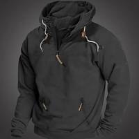 Kipling | Men's Half-Zip Pullover Hoodie with Kangaroo Pocket