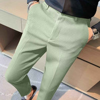 Halsey | Men's Slim Fit Textured Trousers