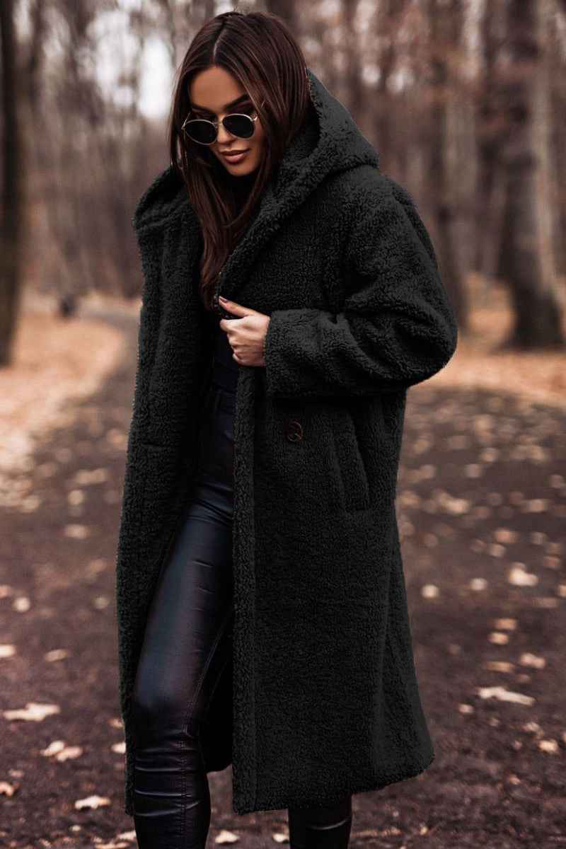 Letitia | Women's Hooded Teddy Coat