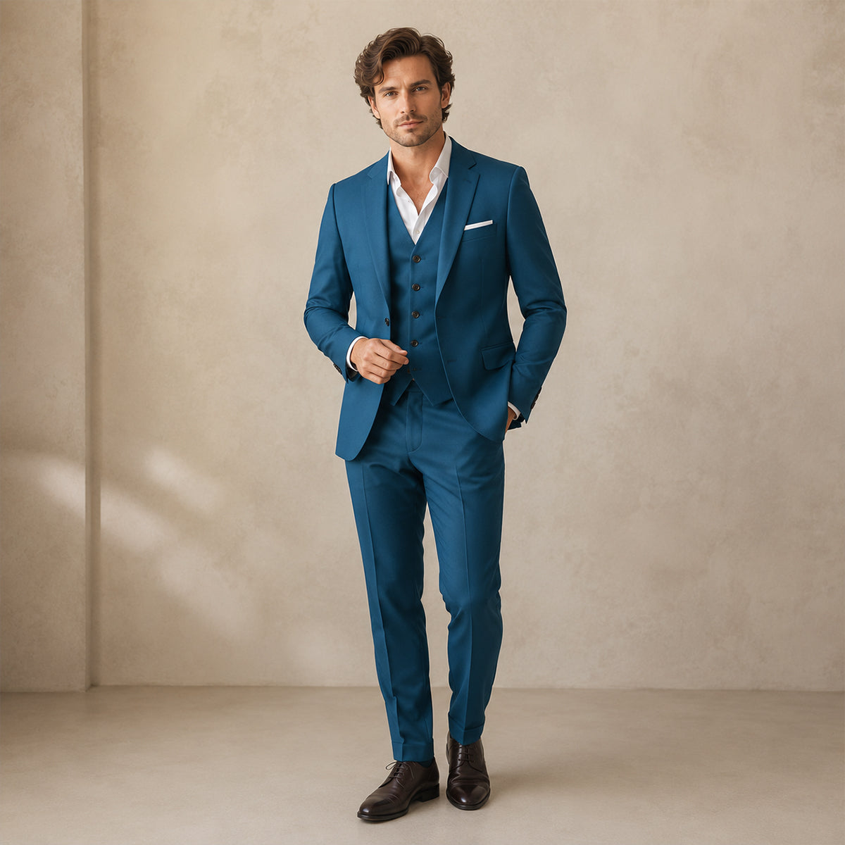 Orlando | Men's Three-Piece Blazer, Waistcoat and Trousers Suit