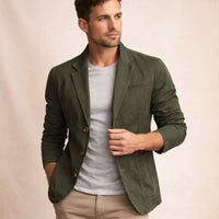 Marshall | Lightweight Cotton Single-Breasted Blazer for Men