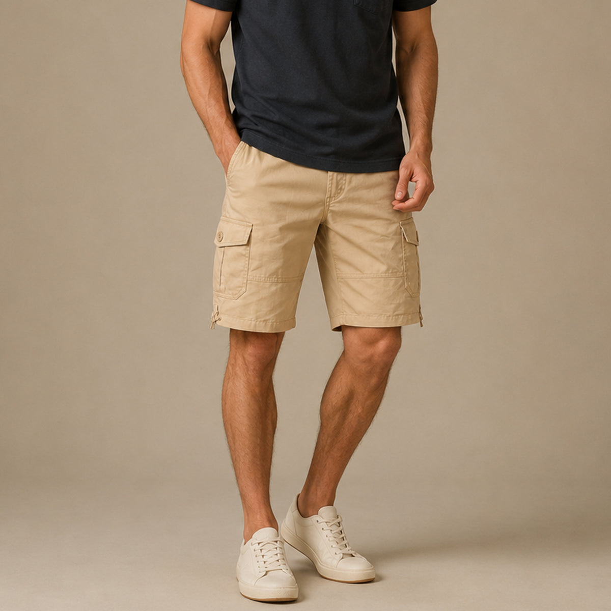 Jacob cargo shorts Beige