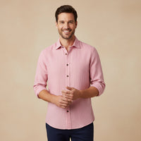 Brindley linen shirt detail view six