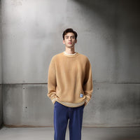 Oberon crewneck jumper styling detail