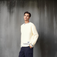 Oberon crewneck jumper knit detail