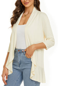 Briar women's cardigan in White Beige