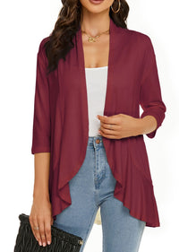 Briar women's cardigan in Burgundy