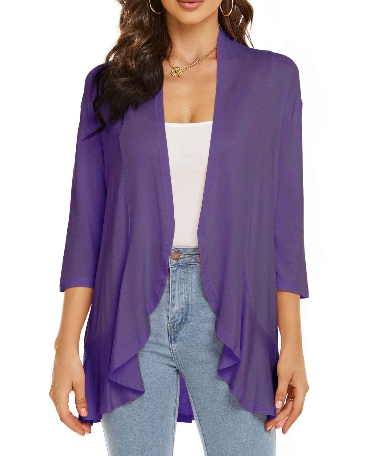 Briar | Women's Open Front Draped Cardigan