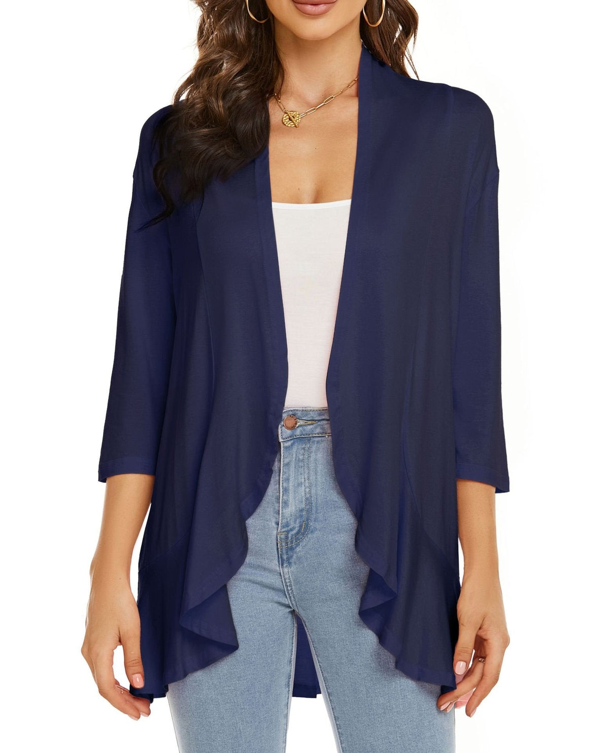 Briar women's cardigan in Navy Blue