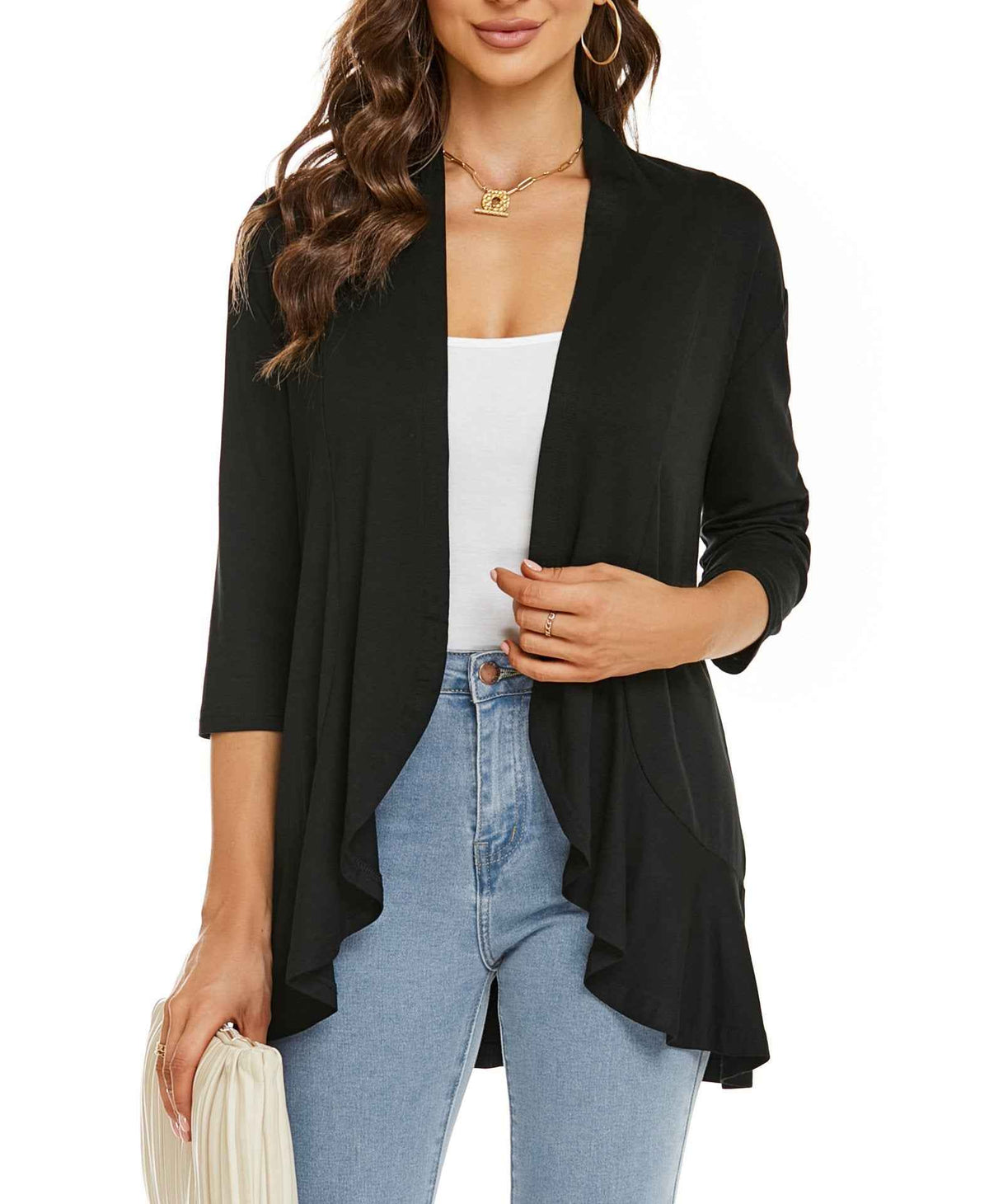Briar | Women's Open Front Draped Cardigan