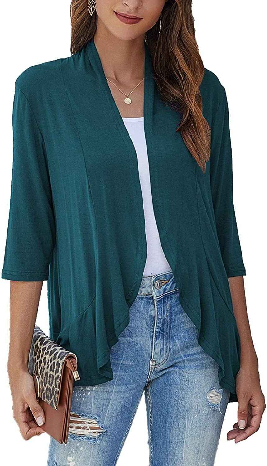 Briar | Women's Open Front Draped Cardigan