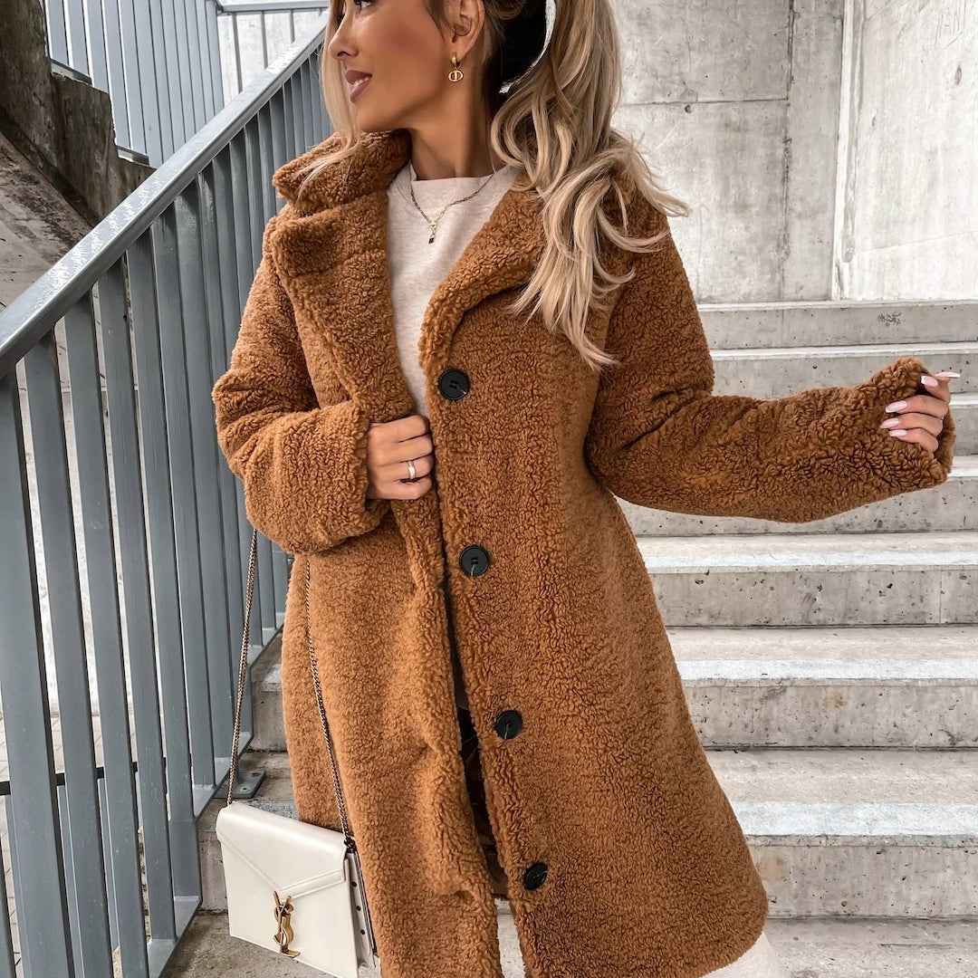 Henrietta | Women's Oversized Teddy Long Coat