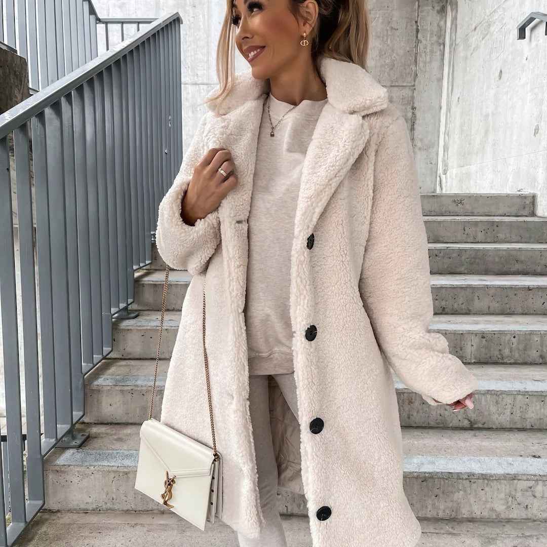Henrietta | Women's Oversized Teddy Long Coat