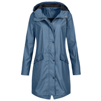Nadia | Women's Hooded Mid-Length A-Line Coat