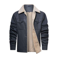 Bonaventure | Men's Button-Down Trucker Jacket with Sherpa Collar