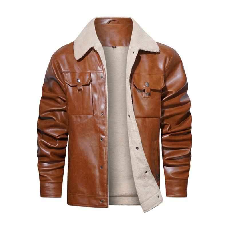 Bonaventure | Men's Button-Down Trucker Jacket with Sherpa Collar