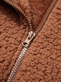 Avalon zip up jacket detail view 12