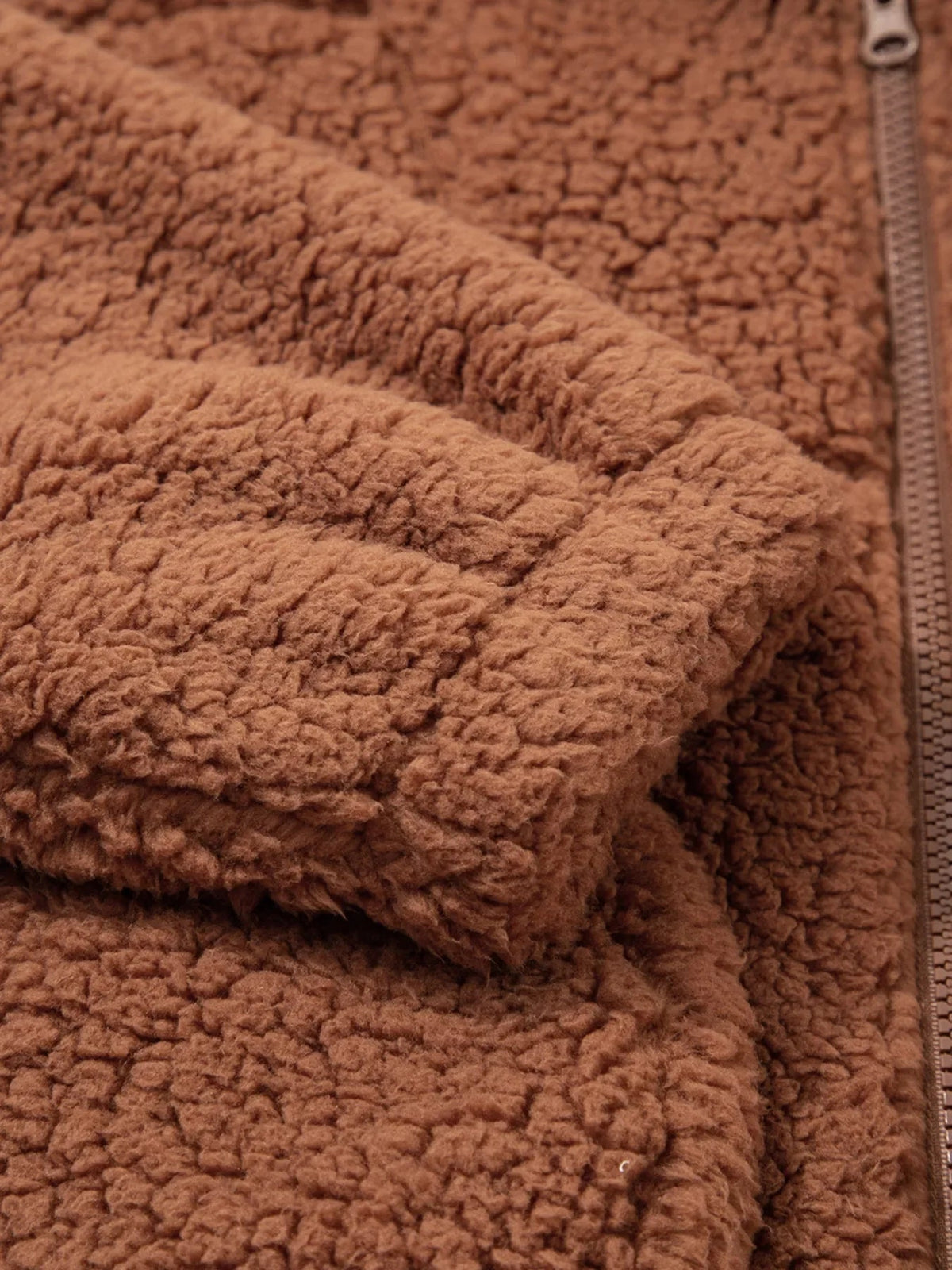 Avalon zip up jacket detail view 13