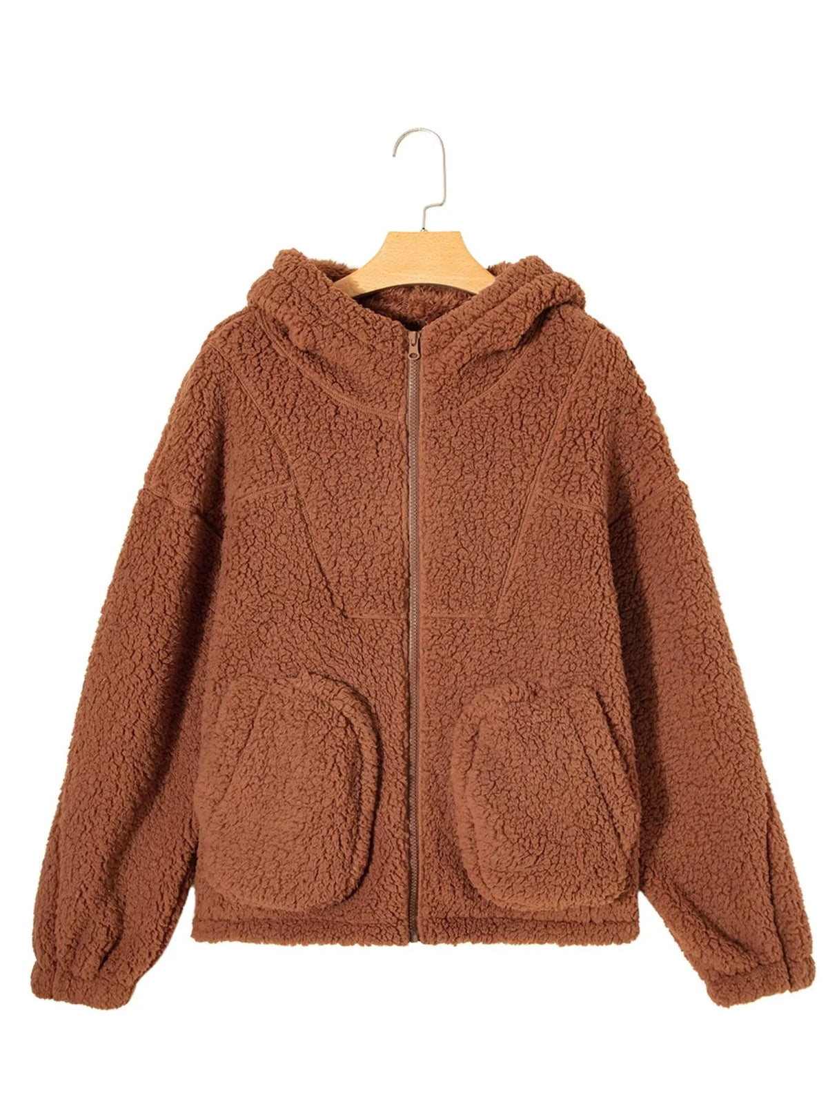 Avalon zip up jacket detail view 8