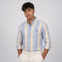 Wilfred striped oxford shirt Yellow Multi Stripe
