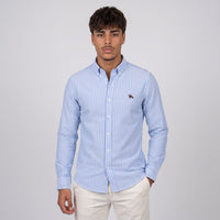 Wilfred striped oxford shirt Blue Stripe