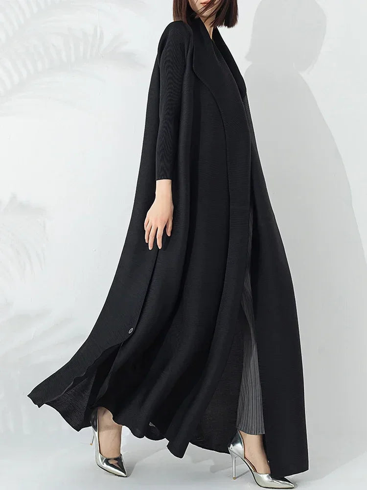 Crescentia belted maxi coat additional view 6
