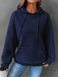Marcelline pullover hoodie in Blue
