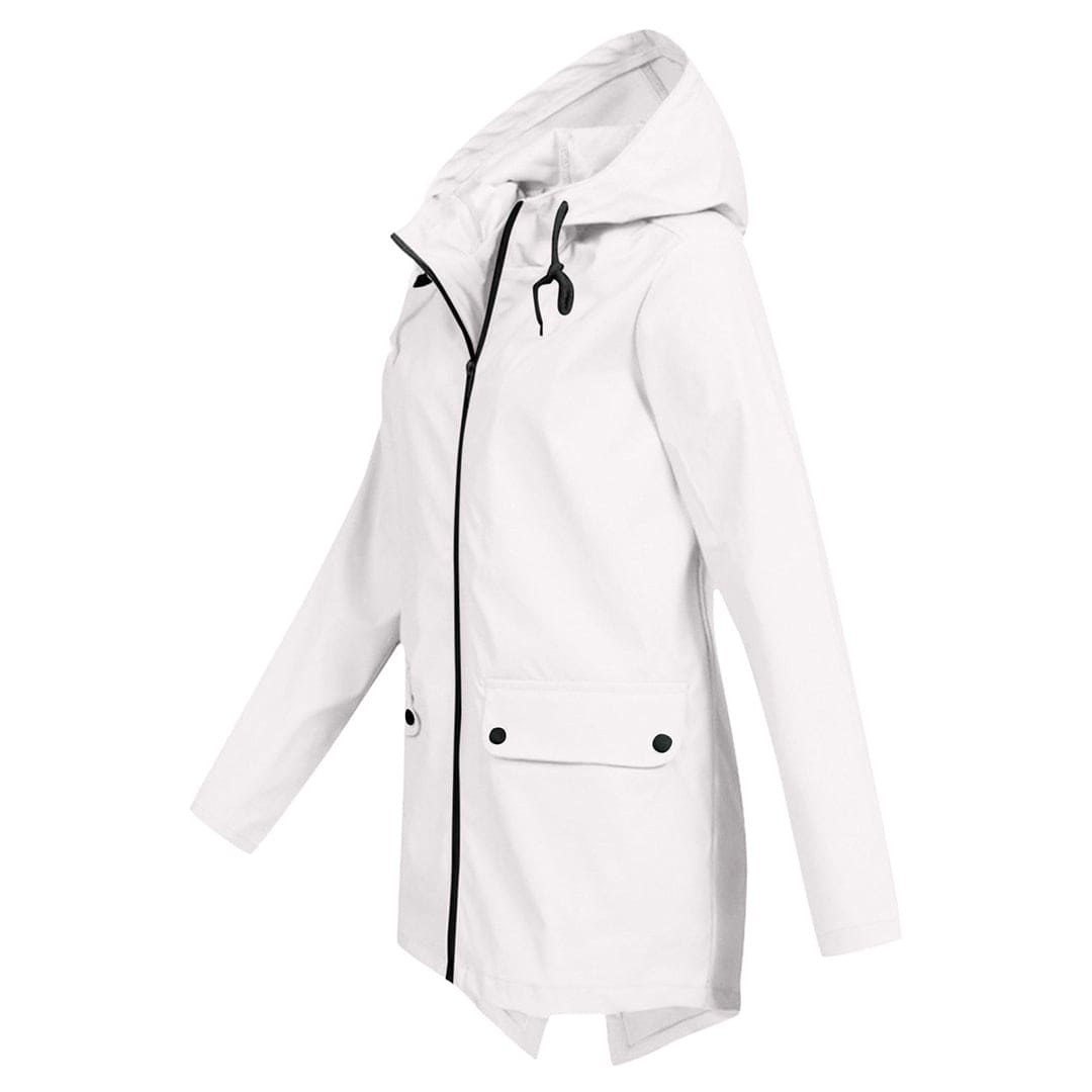 Ramona hooded anorak jacket hood detail