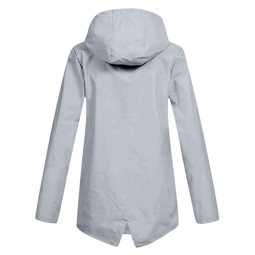 Ramona hooded anorak jacket back detail