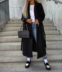 Sybil | Women's Belted Double-Breasted Wrap Coat