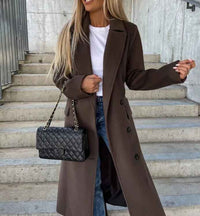Sybil | Women's Belted Double-Breasted Wrap Coat