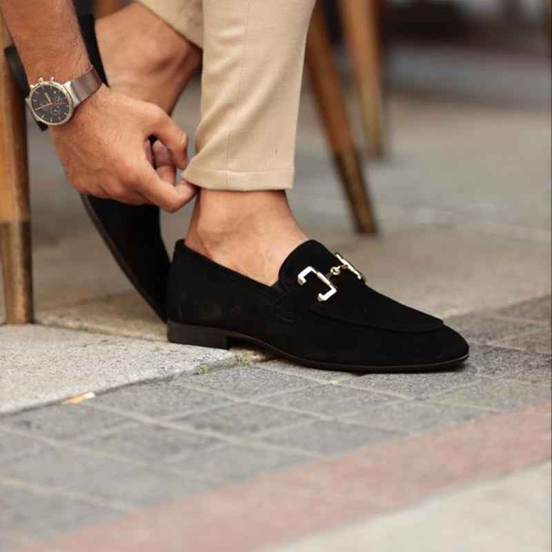 Lovell | Men's Slip-On Loafers Beige and Black