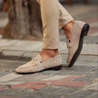 Lovell | Men's Slip-On Loafers Beige and Black
