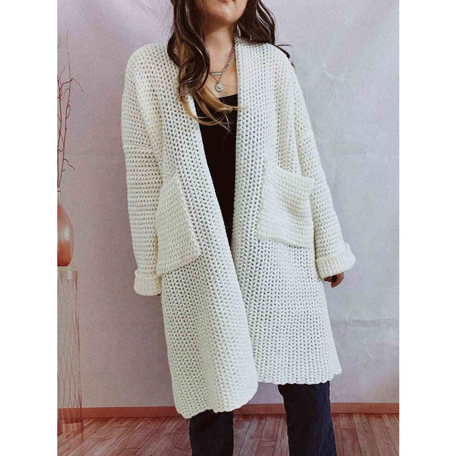 Fioretta oversized knit cardigan, sixteenth view