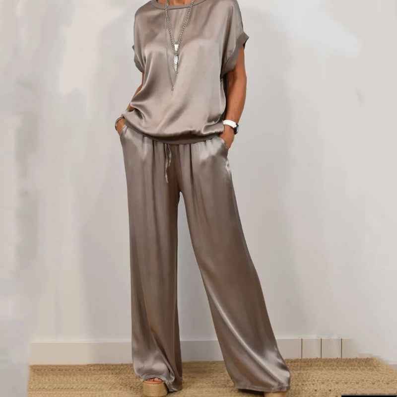 Lorelei | Women's Wide Leg Loose Fit Two-Piece Set