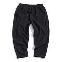 Archibald linen trousers styling detail 8