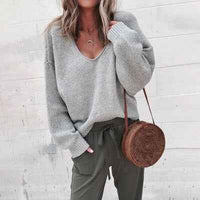 Persephone | Women's Oversized V-Neck Jumper