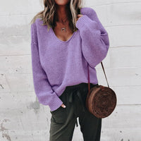 Persephone women's oversized jumper in Lilac