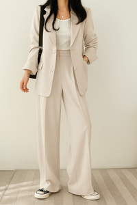 Corinne co-ord set in White
