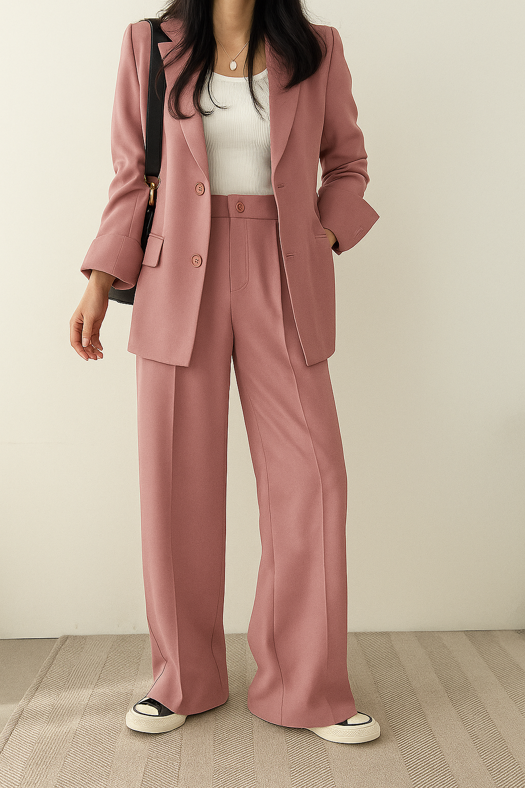 Corinne co-ord set in Pink