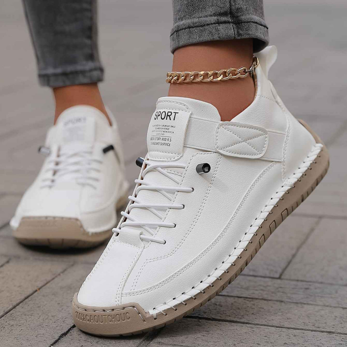 Sibyl | Women's Orthopedic Stitched Sneakers